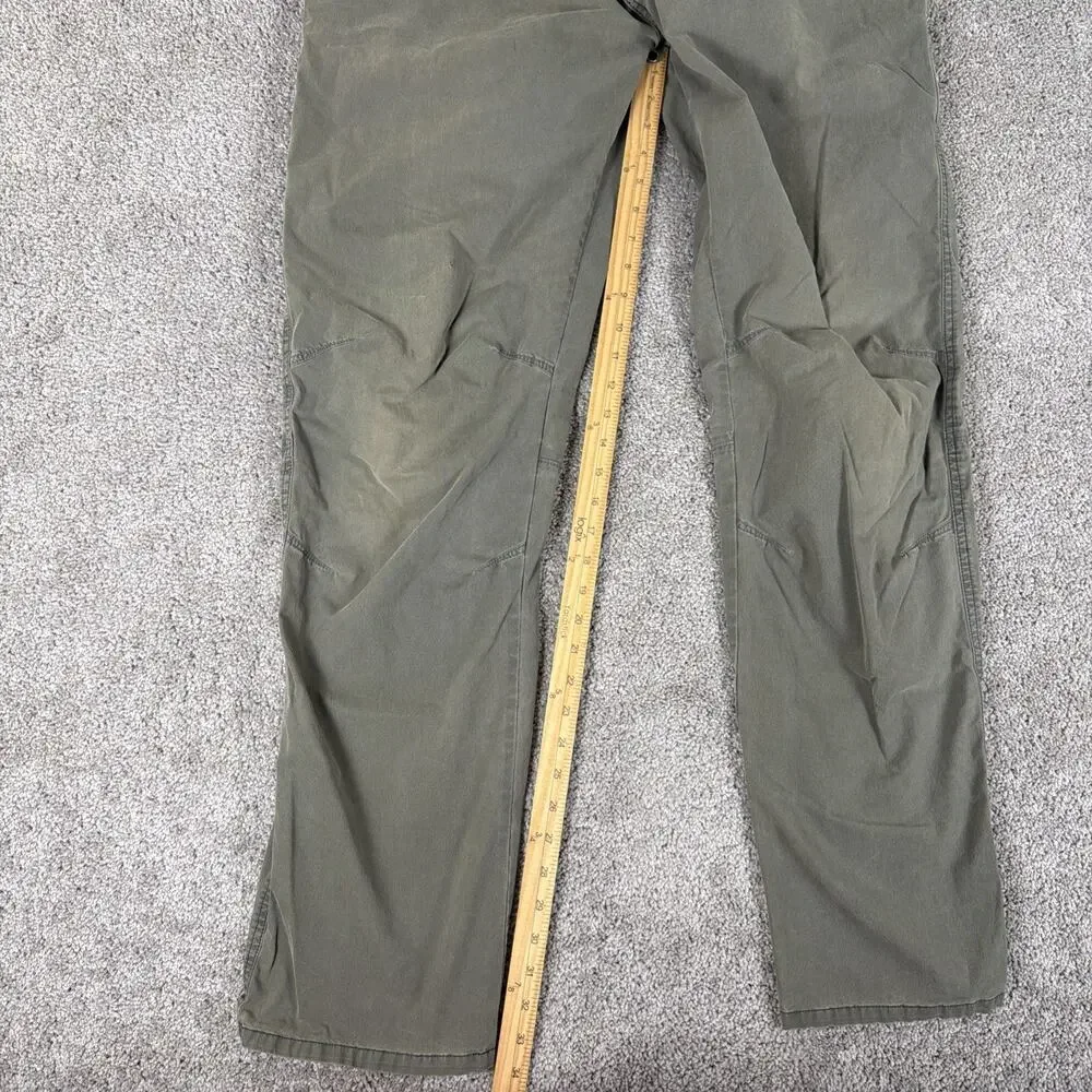 Kuhl Revolvr Pants Mens 38x36 Olive Patina Dyed Hiking Cargo Gorpcore Faded